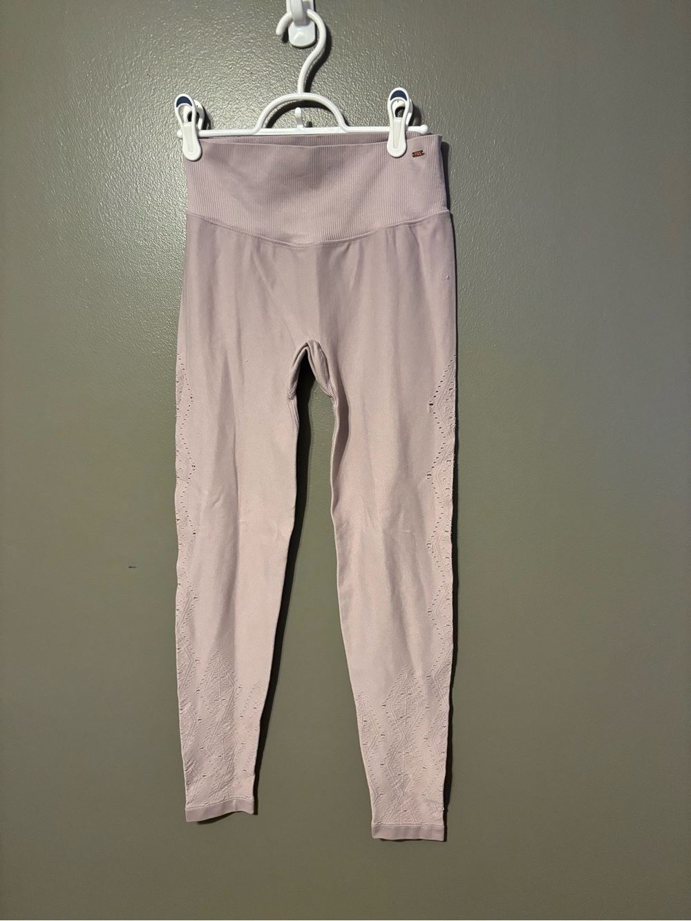 Women’s High-Waist Pink Sport Seamless Leggings
